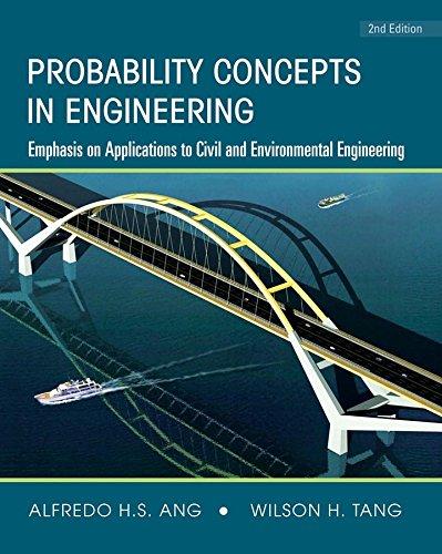 probability concepts in engineering 2nd edition alfredo h-s. ang, wilson h. tang 047172064x, 978-0471720645