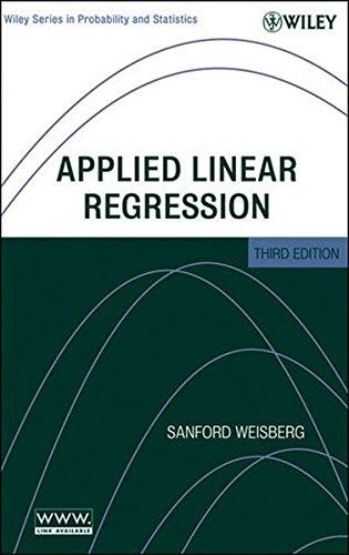 applied linear regression 3rd edition sanford weisberg 0471704083, 978-0471704089