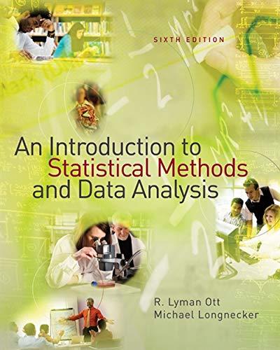 an introduction to statistical methods and data analysis 6th edition r. lyman ott, micheal longnecker