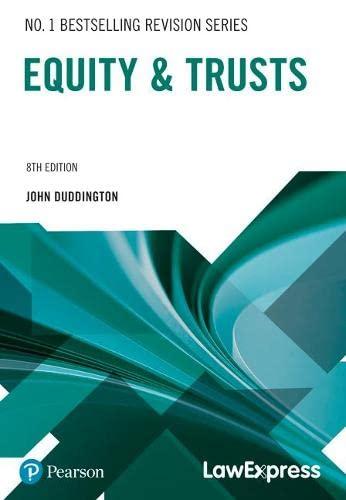 law express equity and trusts 8th edition john duddington 1292295295, 978-1292295299