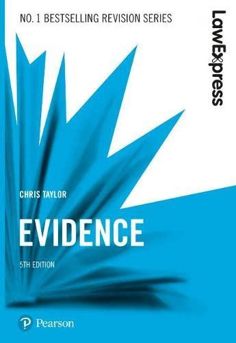 law express evidence 5th edition chris taylor 1292210192, 978-1292210193