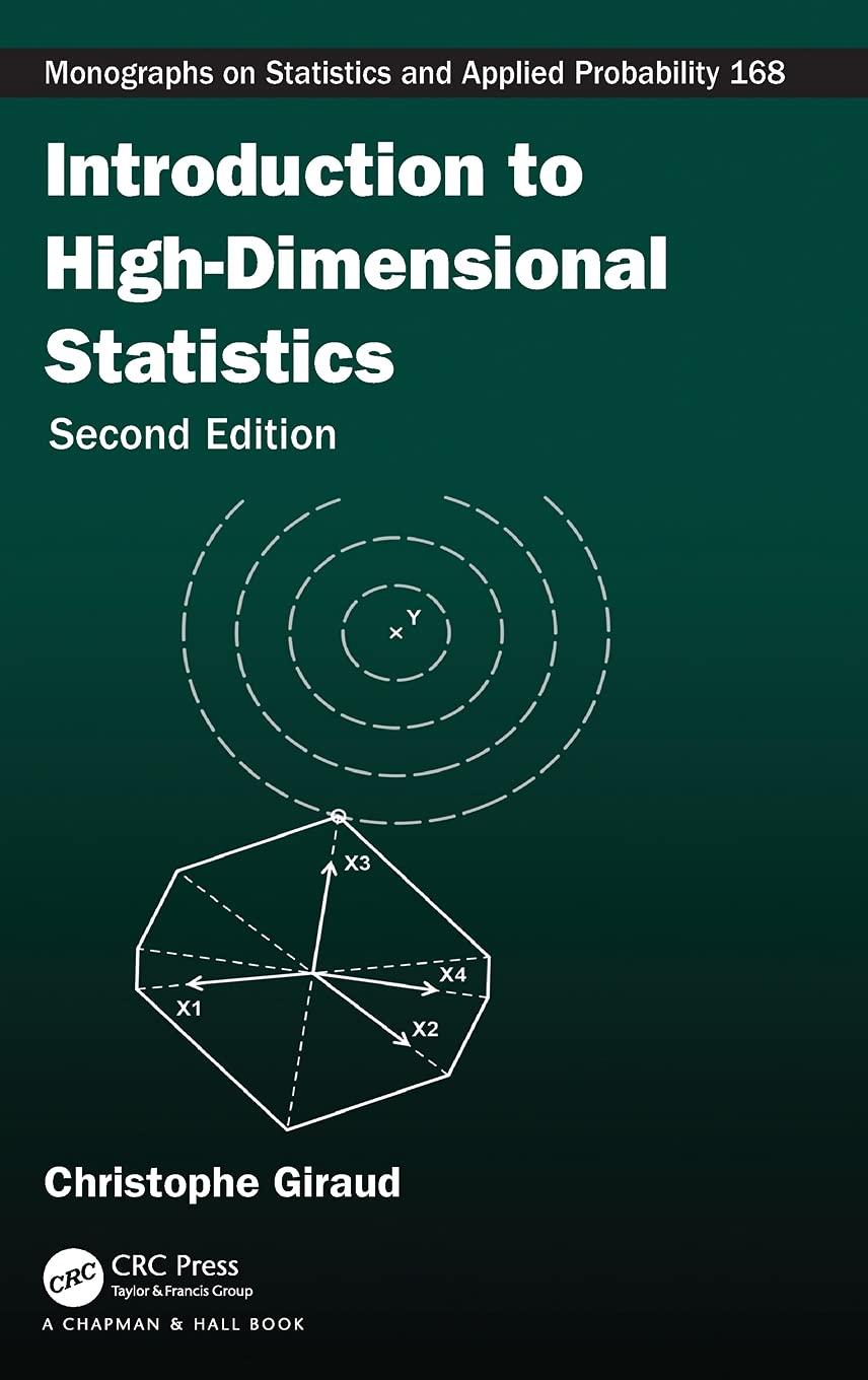 introduction to high dimensional statistics 2nd edition christophe giraud 0367716224, 978-0367716226