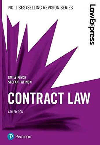 law express contract law 6th edition emily finch, stefan fafinski 1292210125, 978-1292210124