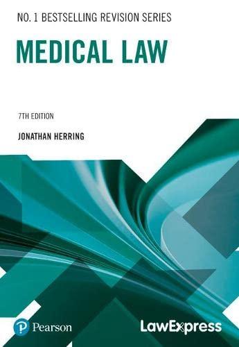 law express medical law 7th edition jonathan herring 1292295546, 978-1292295541