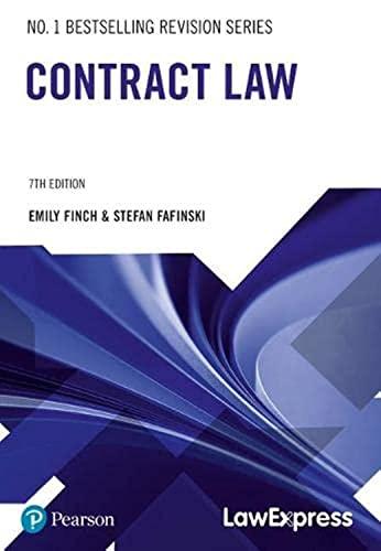 law express contract law 7th edition emily finch, stefan fafinski 1292295376, 978-1292295374