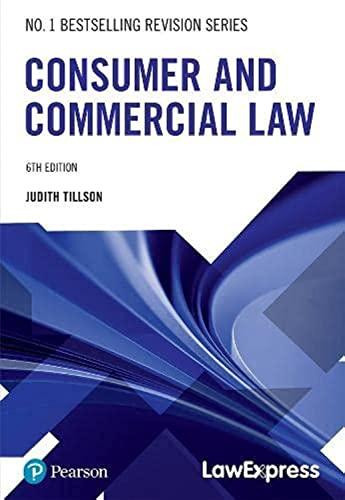 law express consumer and commercial law 6th edition judith tillson 1292295775, 978-1292295770
