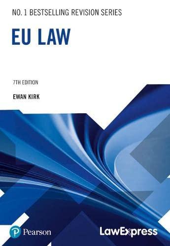 law express eu law 7th edition ewan kirk 1292295651, 978-1292295657