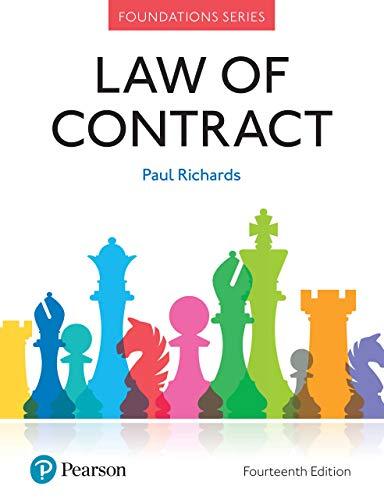 law of contract 14th edition paul richards 1292251484, 978-1292251486