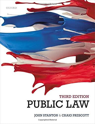 public law 3rd edition john stanton, craig prescott 0192857460, 978-0192857460