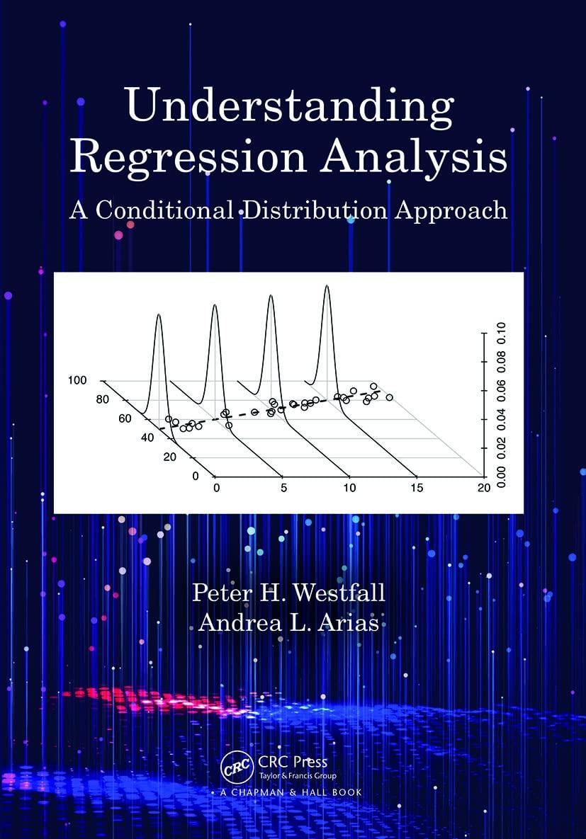 understanding regression analysis 1st edition peter h. westfall, andrea l. arias 0367493519, 978-0367493516