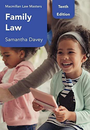 family law 10th edition samantha davey 1352009196, 978-1352009194