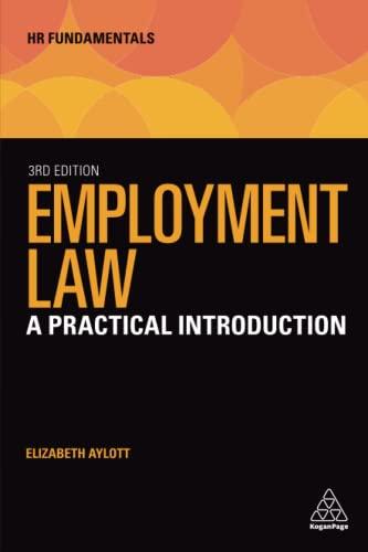 employment law a practical introduction 3rd edition elizabeth aylott 1398603953, 978-1398603950