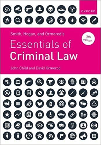 smith hogan and ormerods essentials of criminal law 5th edition john child, david ormerod 0198873093,