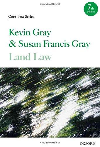 land law 7th edition kevin gray 0199603790, 978-0199603794