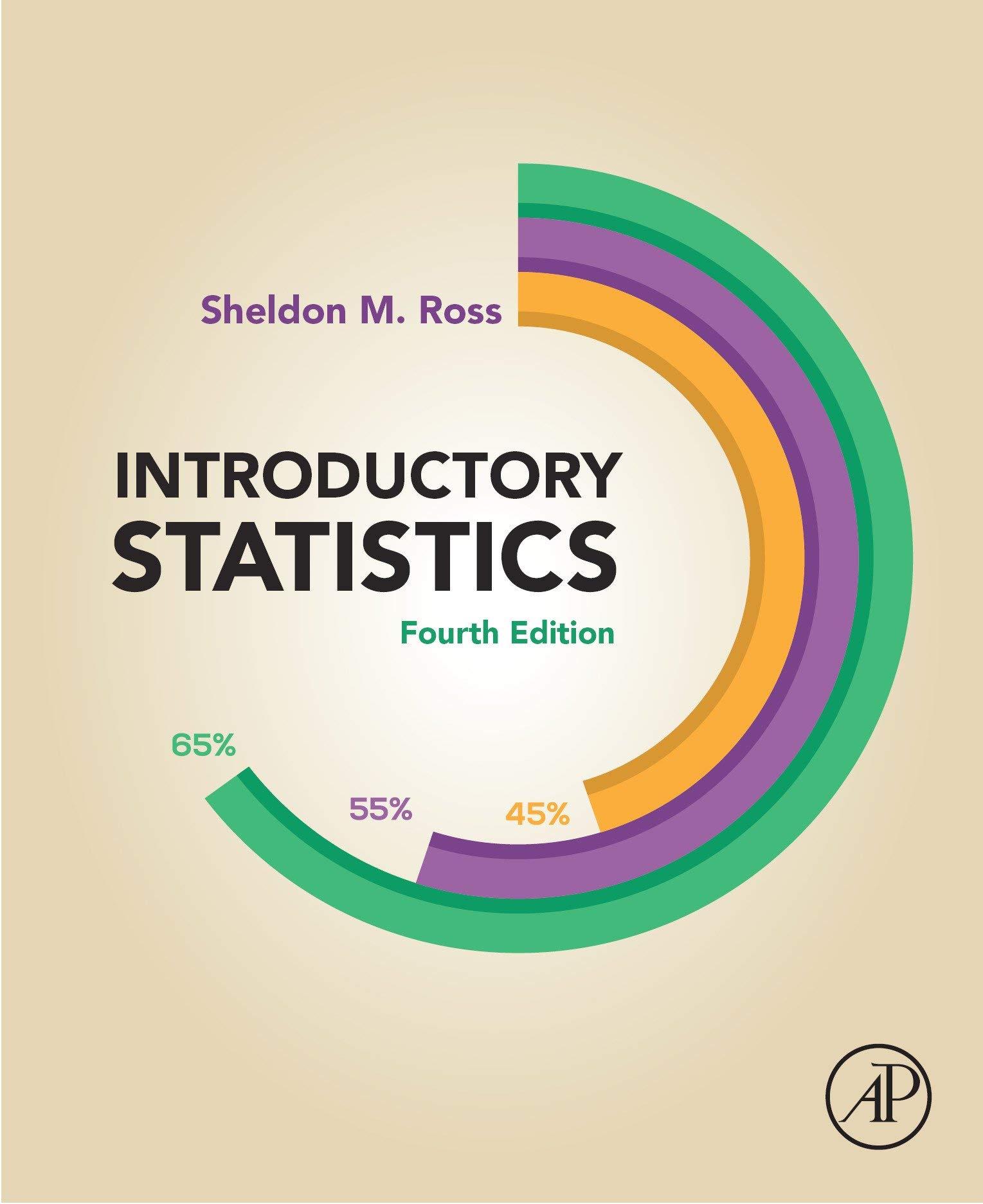 introductory statistics 4th edition sheldon m. ross 0128043172, 978-0128043172