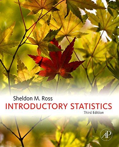 introductory statistics 3rd edition sheldon m. ross 0123743885, 978-0123743886