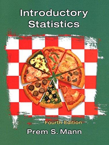introductory statistics 4th edition prem s. mann 0471373532, 978-0471373537