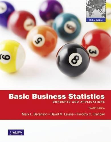 basic business statistics 12th global edition mark l. berenson, david m levine, timothy c krehbiel