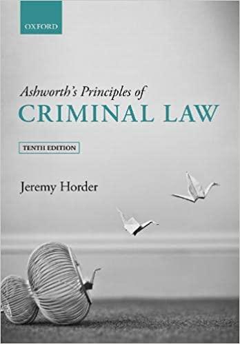 ashworths principles of criminal law 10th edition jeremy horder 0192897381, 978-0192897381