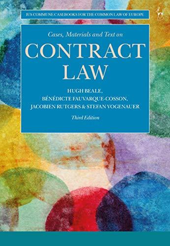 contract law 3rd edition hugh beale, bénédicte fauvarque-cosson, jacobien rutgers, stefan vogenauer