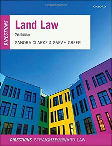 land law directions 7th edition sandra clarke, sarah greer 0198839812, 978-0198839811