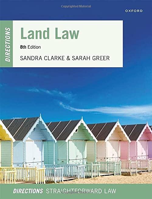 land law directions 8th edition sandra clarke, sarah greer 0192856936, 978-0192856937