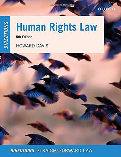 human rights law directions 5th edition howard davis 0198871341, 978-0198871347