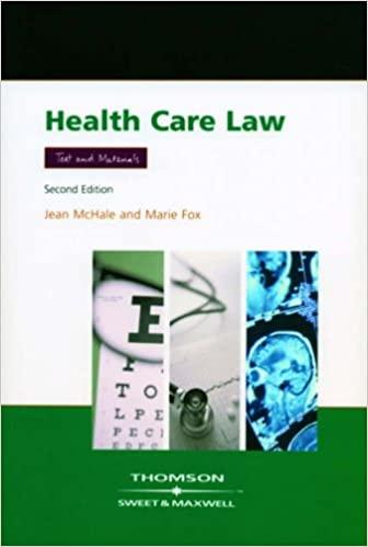 health care law text and materials 2nd edition jean mchale, marie fox, michael gunn, stephen wilkinson