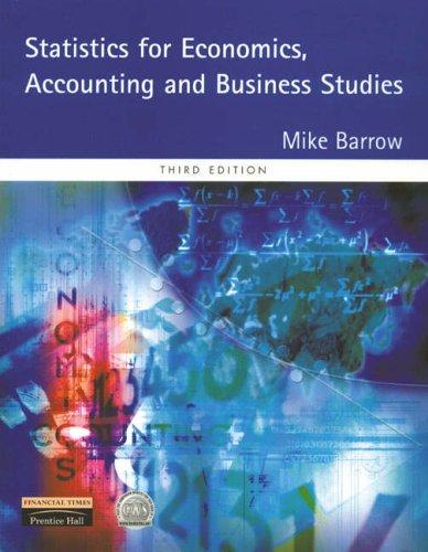 statistics for economics accounting and business studies 3rd edition michael barrow 0273646613, 978-0273646617