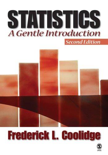 statistics a gentle introduction 2nd edition frederick l. coolidge 1412924944, 978-1412924948