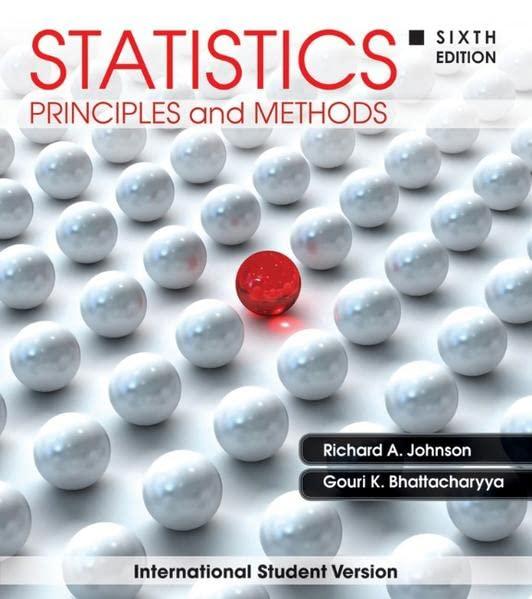 statistics principles and methods 6th international edition richard a johnson, gouri k bhattacharyya