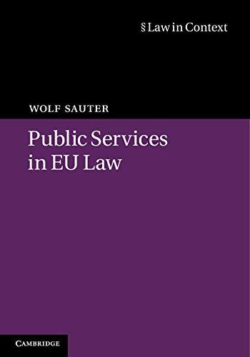 public services in eu law 1st edition wolf sauter 1107066123, 978-1107066120