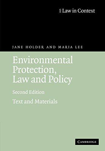 environmental protection law and policy text and materials 2nd edition jane holder, maria lee 0521690269,