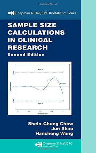 sample size calculations in clinical research 2nd edition shein chung chow, hansheng wang, jun shao