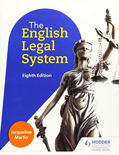 english legal system 8th edition jacqueline martin 1471879151, 978-1471879159