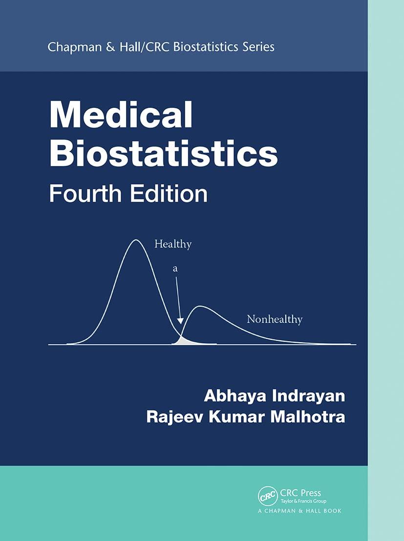 medical biostatistics 4th edition abhaya indrayan, rajeev kumar malhotra 1498799531, 9781498799539