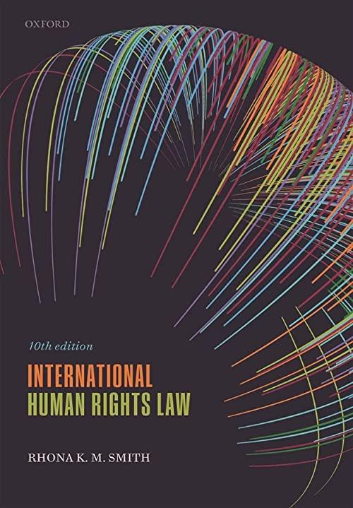 international human rights law 10th edition rhona k. m. smith 0192845381, 978-0192845382