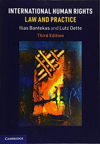 international human rights law and practice 3rd edition ilias bantekas, lutz oette 1108711758, 978-1108711753