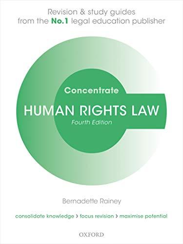 human rights law concentrate 4th edition bernadette rainey 0198794177, 978-0198794172