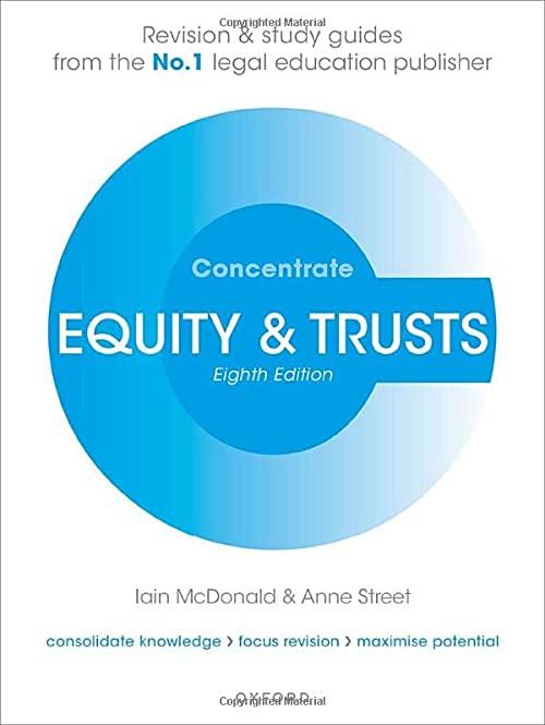 Equity And Trusts Concentrate