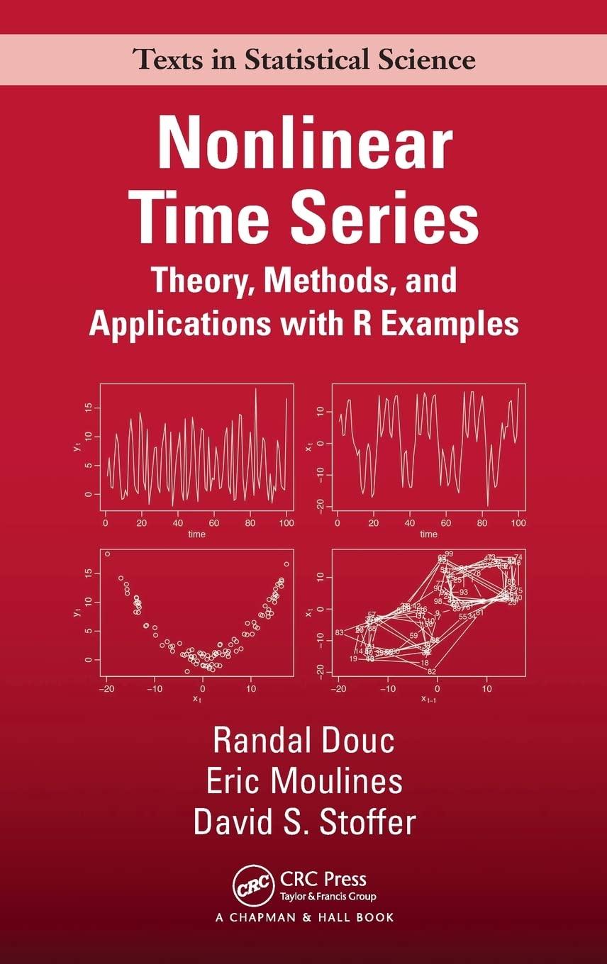 nonlinear time series theory methods and applications with r examples 1st edition randal douc, eric moulines,