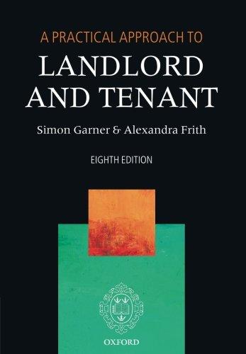a practical approach to landlord and tenant 8th edition simon garner 0198802706, 978-0198802709