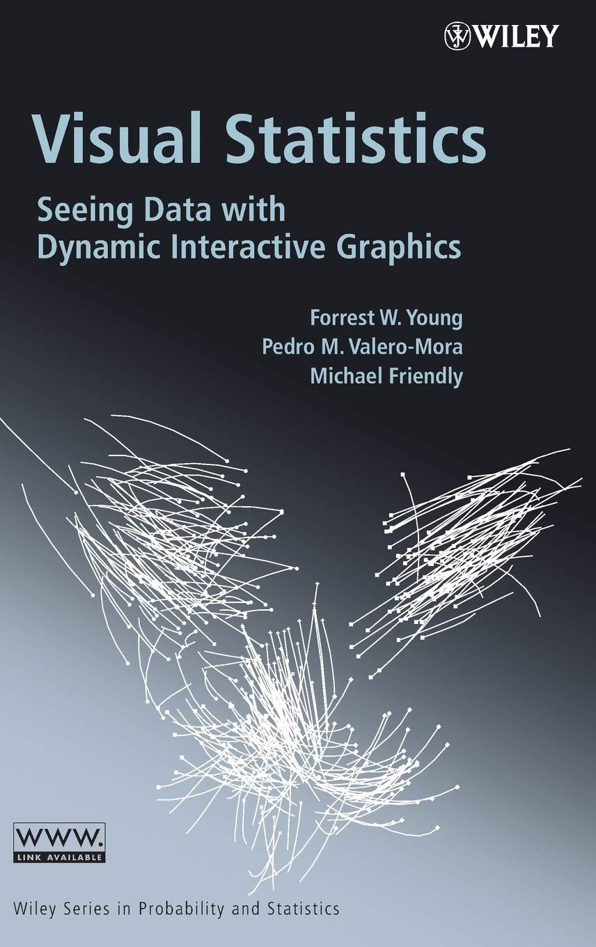 visual statistics seeing data with dynamic interactive graphics 1st edition forrest w. young, pedro m.