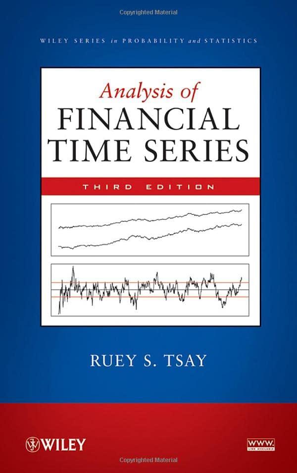 analysis of financial time series 3rd edition ruey s. tsay 0470414359, 978-0470414354