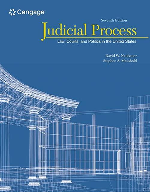 judicial process law courts and politics in the united states 7th edition david w. neubauer, stephen s.