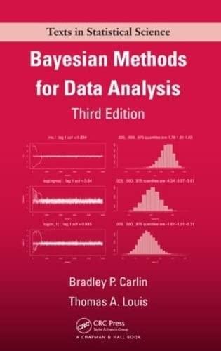 bayesian methods for data analysis 3rd edition bradley p. carlin, thomas a. louis 1584886978, 978-1584886976