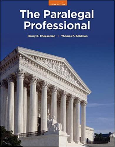 the paralegal professional 3rd edition henry r. cheeseman, thomas f. goldman 0135063922, 978-0135063927