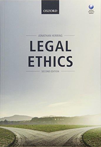 legal ethics 2nd edition jonathan herring 0198788924, 978-0198788928