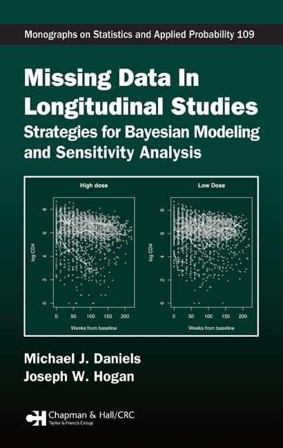 missing data in longitudinal studies strategies for bayesian modeling and sensitivity analysis 1st edition