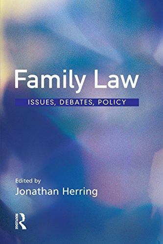 family law issues debates policy 1st edition jonathan herring 1903240204, 978-1903240205
